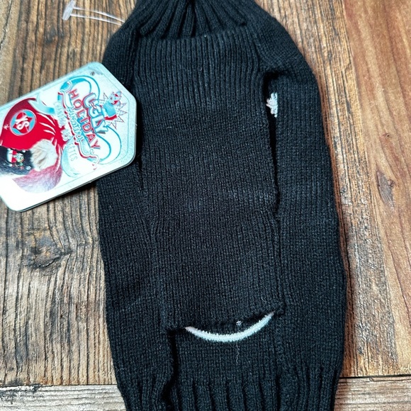 Pet Black Snowman Holiday Sweater - Picture 2 of 4
